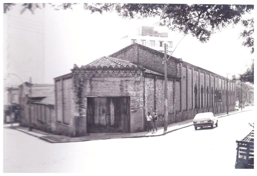 Edificio Lidgerwood antes do túnel Rua Lidgerwood esquina com Campos Sales - Fonte Projeto Museu da Cidade